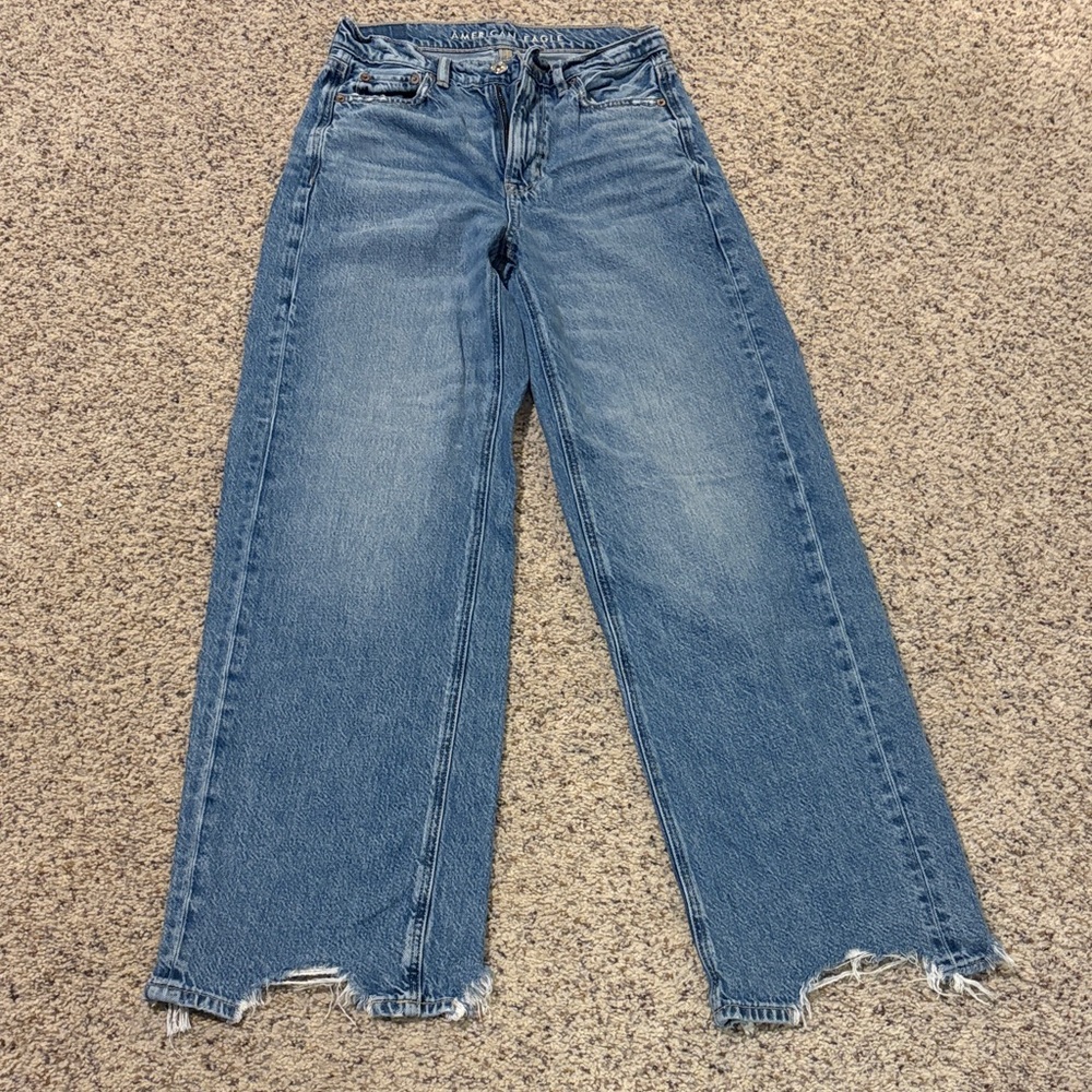 American Eagle dreamy drape, wide leg jeans